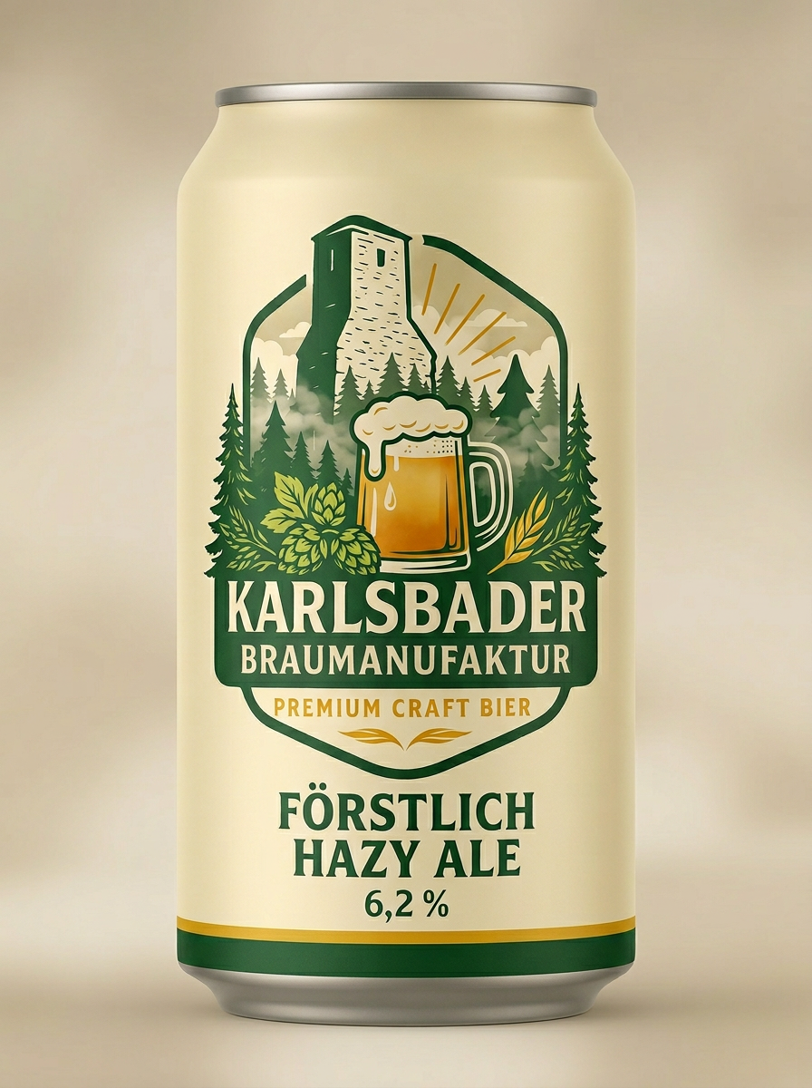 Förstlich Hazy Ale Dose der Karlsbader Braumanufaktur